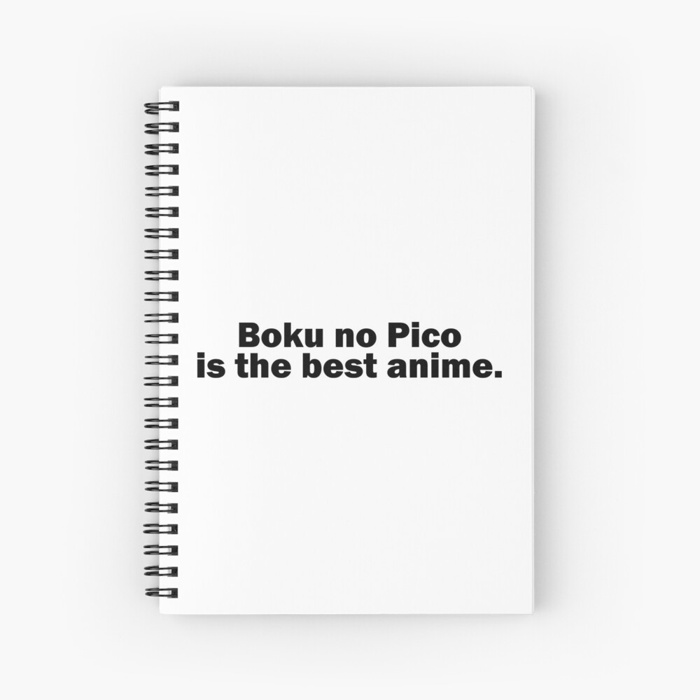 Boku No Pico Capitulo 1 Sub Español Boku no Pico is the best anime" Spiral Notebook by Introvertz | Redbubble