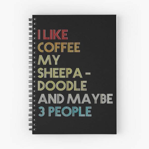 Item preview, Sheepadoodle Dog Owner Coffee Lover Quote Vintage Retro designed and sold by BargerStore.
