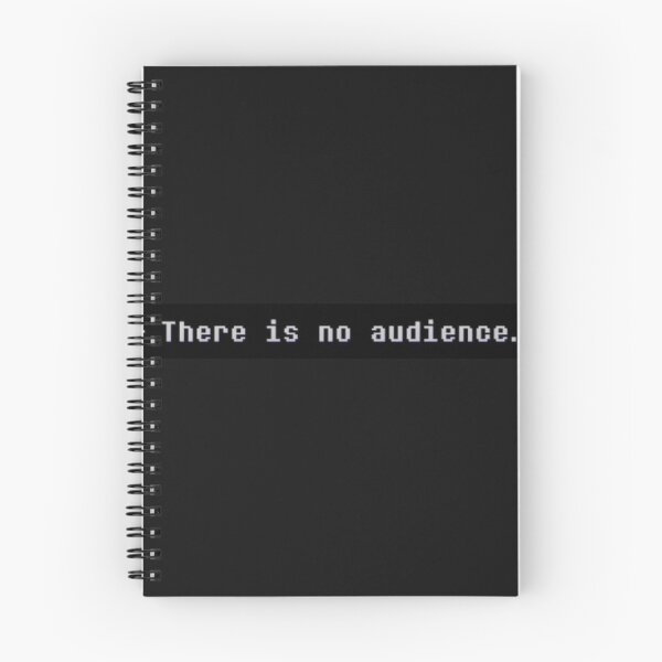 Item preview, Spamton battle quote - There is no audience. designed and sold by hannahbanan-ah.