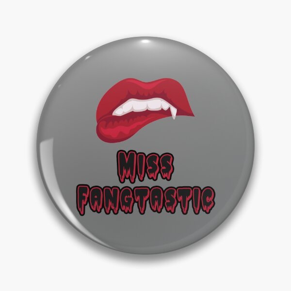 Item preview, Her Name Is Miss Fangtastic designed and sold by SewnMemories.