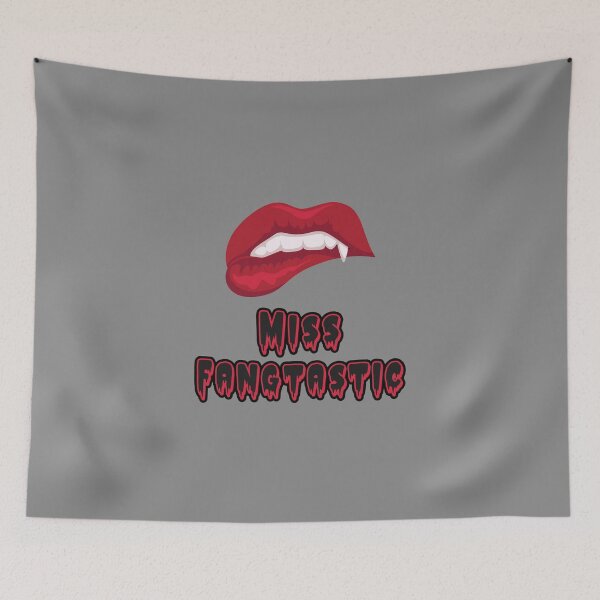 Item preview, Her Name Is Miss Fangtastic designed and sold by SewnMemories.