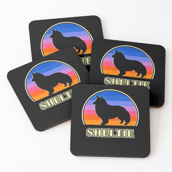 Item preview, Sheltie Vintage Sunset Dog designed and sold by BargerStore.