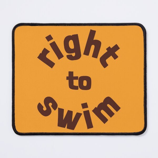 Item preview, Right To Swim Brown designed and sold by cashewdays.