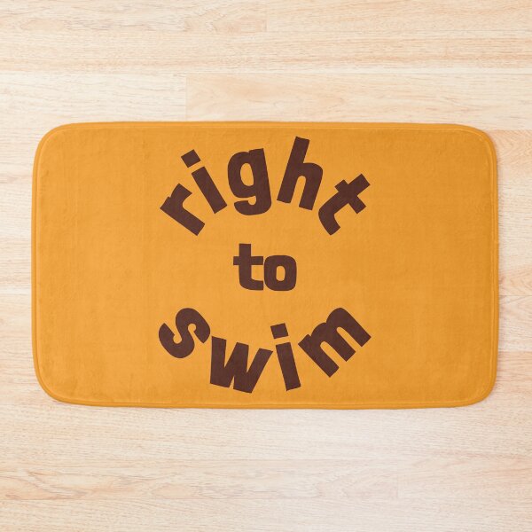 Item preview, Right To Swim Brown designed and sold by cashewdays.