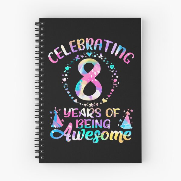 Artikelvorschau, 8 Jahre fantastisch 8 Jahre alt 8. Geburtstag Tie Dye entworfen und verkauft von NiebelAlizeah.