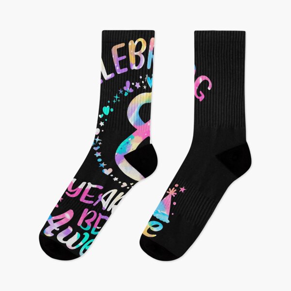 Item preview, 8 Years of Being Awesome 8 Years Old 8th Birthday Tie Dye  designed and sold by NiebelAlizeah.