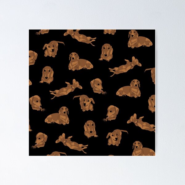 Item preview, Short Haired Dachshund Pattern designed and sold by ballantynero.