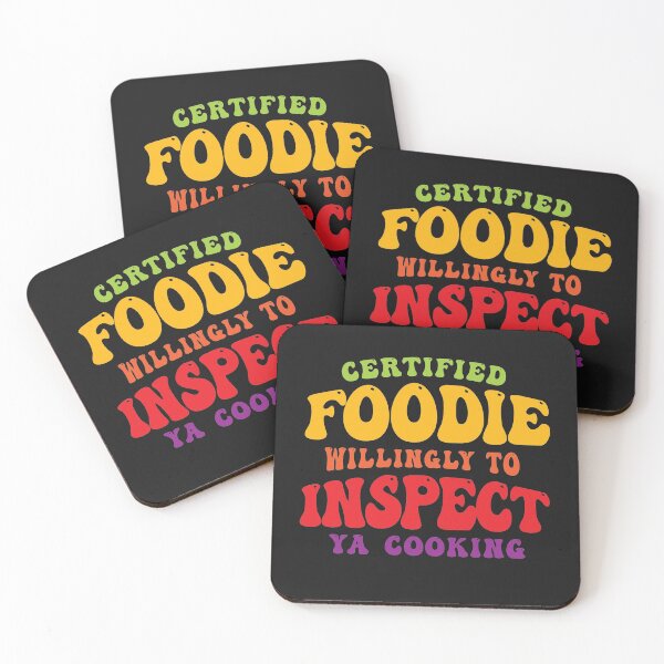 Item preview, Certified Foodie Willing To Inspect Ya Cooking ( Funny Foodie Joke ) designed and sold by WULFLAND ARTS.