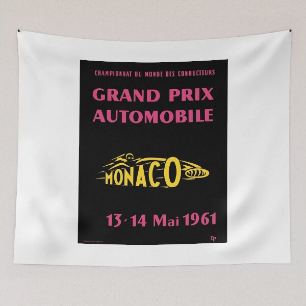 Item preview, 1961 MONACO Grand Prix Racing Poster designed and sold by retrographics.
