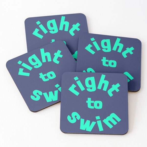 Item preview, Right To Swim Mint Green designed and sold by cashewdays.
