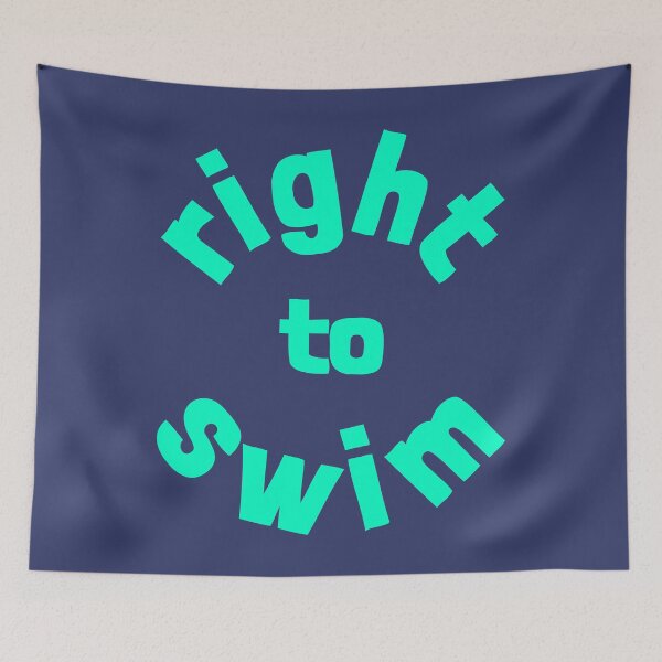 Item preview, Right To Swim Mint Green designed and sold by cashewdays.