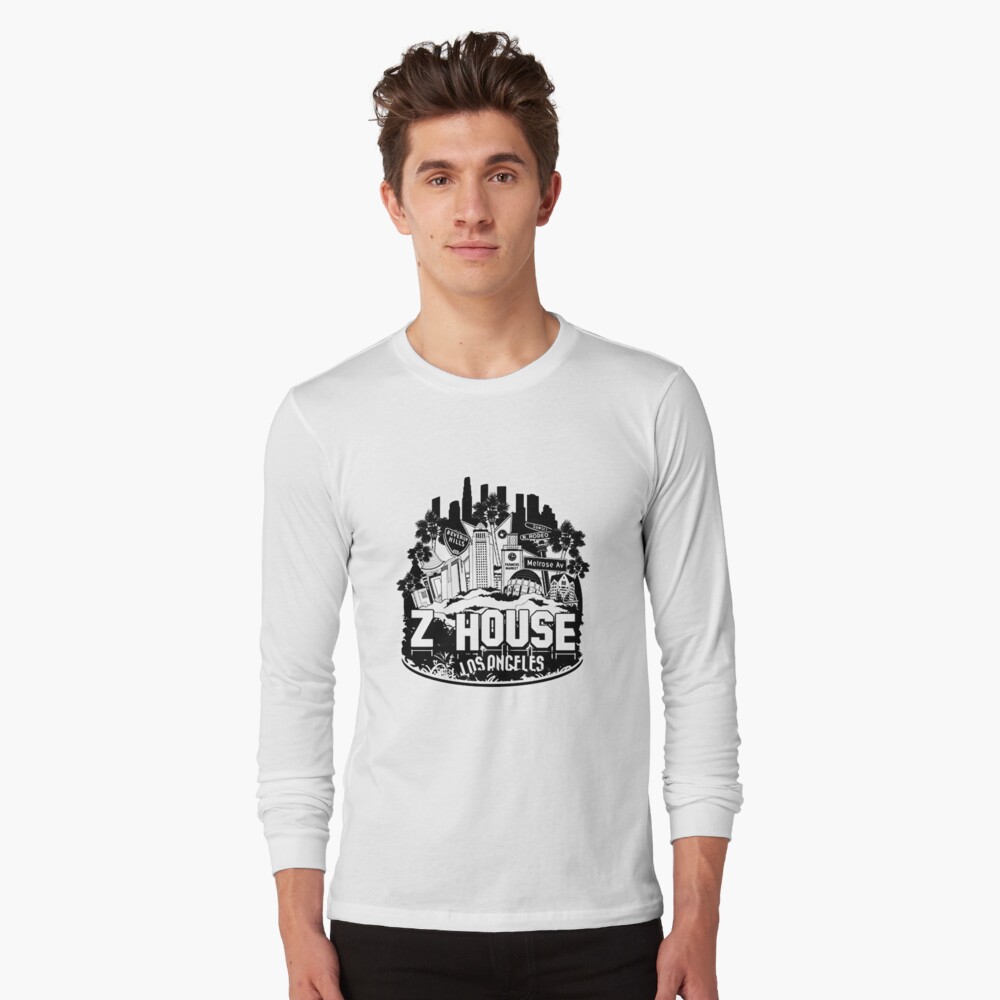 Z House Hollywood Los Angeles Cotton Graphic T-Shirt Essential T