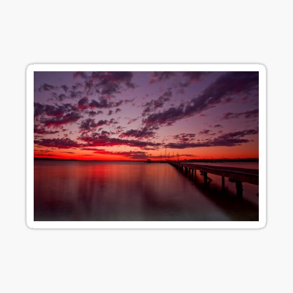 Soldiers Point Sunset 2 Sticker