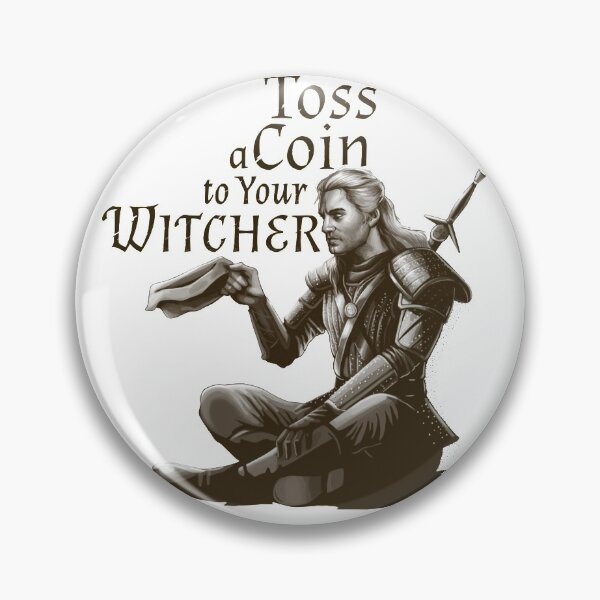 Item preview, Toss A Coin To Your Witcher Tshirt -  Wild Hunt Sticker - Geralt Funny Tshirt designed and sold by septee.