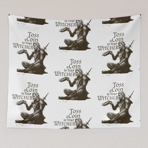 Item preview, Toss A Coin To Your Witcher Tshirt -  Wild Hunt Sticker - Geralt Funny Tshirt designed and sold by septee.