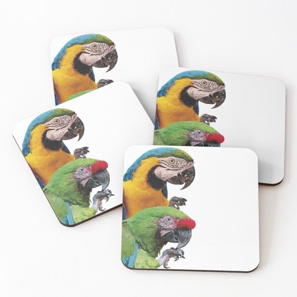 Item preview, Blue-yellow Macaw and Military Macaw designed and sold by obscurite.