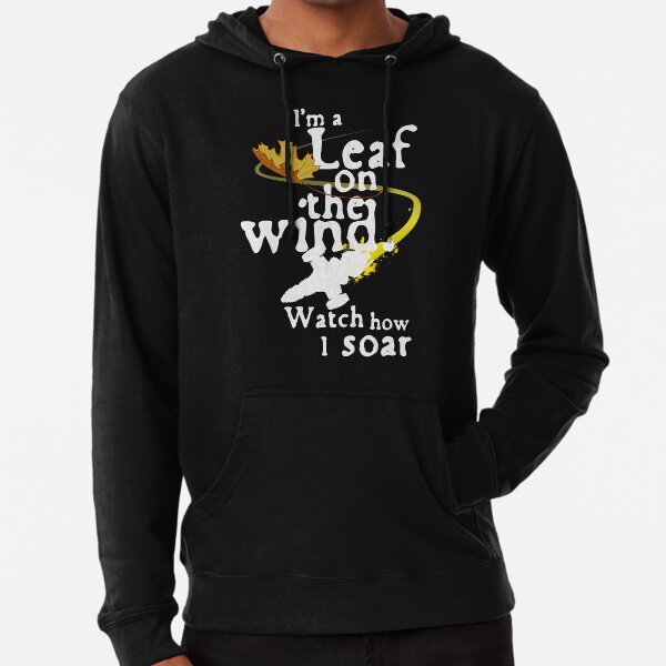 Item preview, Leaf on the wind (white text) designed and sold by Rob Goforth.