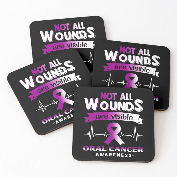 Item preview, Oral Cancer Awareness Not All Wounds Are Visible designed and sold by Victormoratalla.