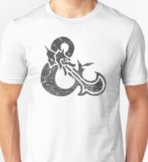 Dungeons&Dragons black ampersend Unisex T-Shirt