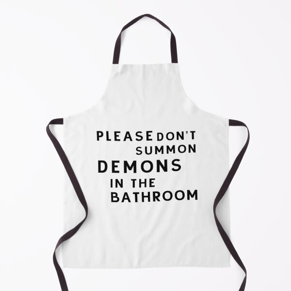Item preview, Please Don't Summon Demons In The Bathroom designed and sold by miraipa.