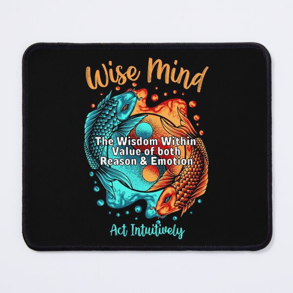 Item preview, Wise Mind. BPD Strong. Walking the Middle Path. Mental Health Matters. designed and sold by Orianah.