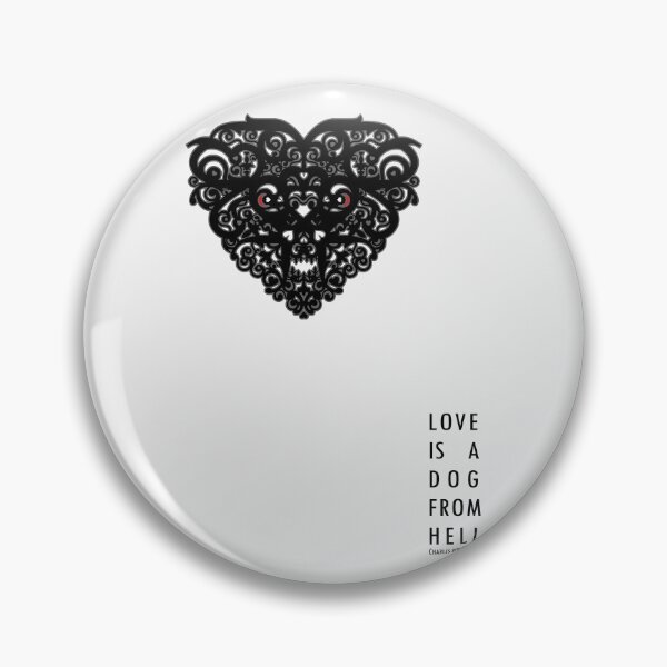 Item preview, Charles Bukowski Love is a dog from hell Quoted designed and sold by BkaleGrant.