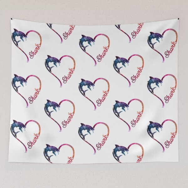 Item preview, Animal Heart Shark Galaxy designed and sold by luytkaka.
