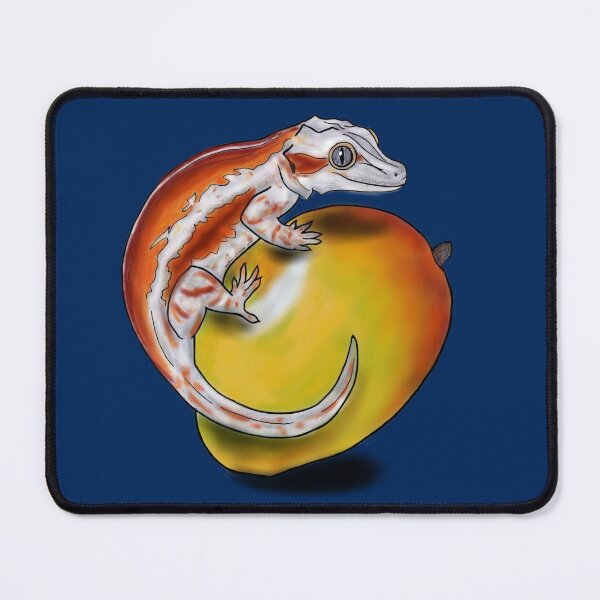 Item preview, Gargoyle gecko on a mango designed and sold by Madison Whitaker.