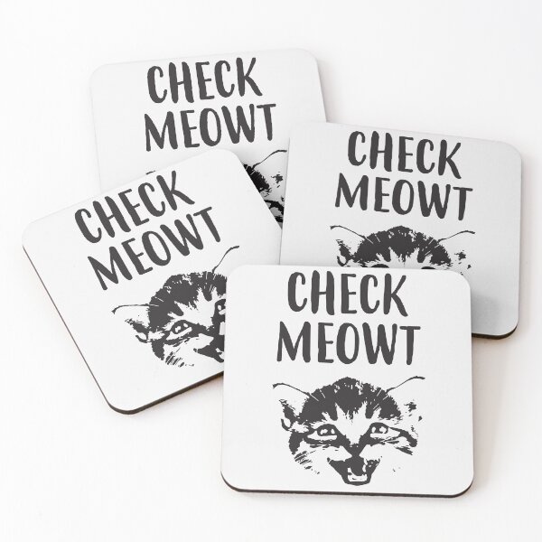 Item preview, Check Meowt Ladies Flowy Racerback Tank designed and sold by BkaleGrant.