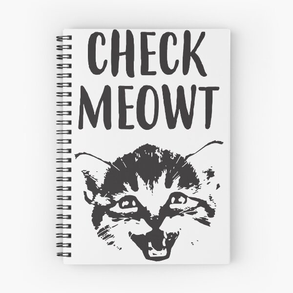 Item preview, Check Meowt Ladies Flowy Racerback Tank designed and sold by BkaleGrant.