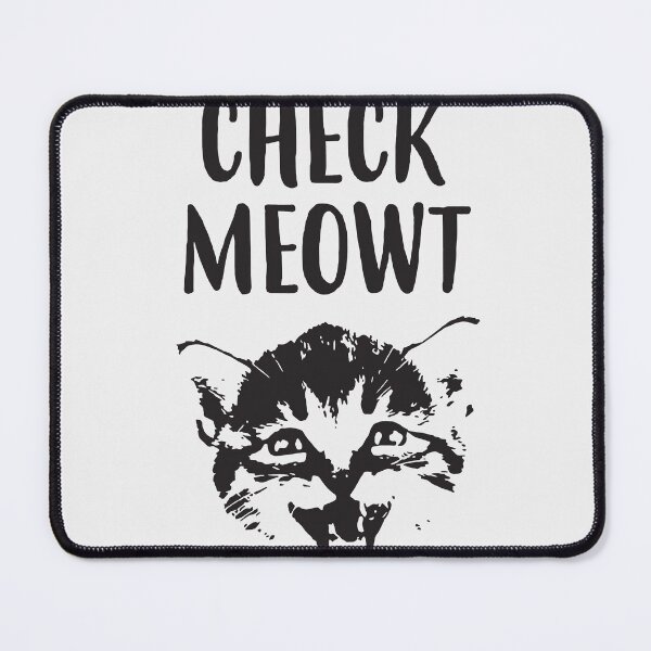 Item preview, Check Meowt Ladies Flowy Racerback Tank designed and sold by BkaleGrant.