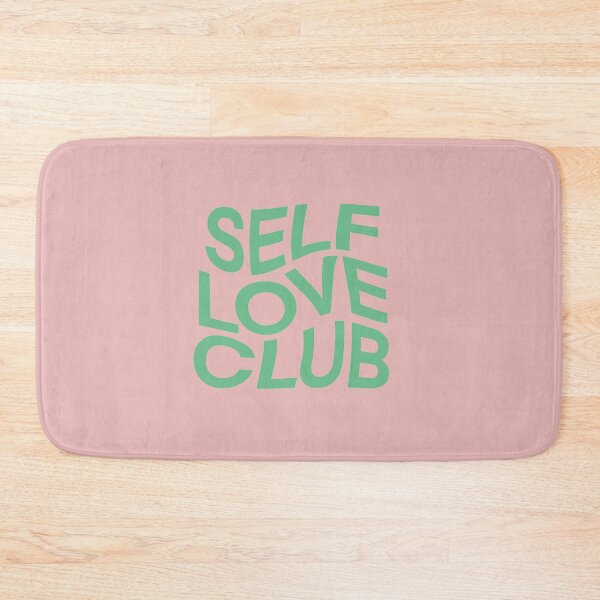 Item preview, 'SELF LOVE CLUB' Aesthetic Trendy Green Pinterest Quote designed and sold by DesignsByAz.