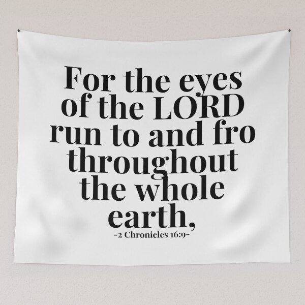 Item preview, THE LORDS EYES RUN TO AND FROM 2 CHRONICLES 6:9 designed and sold by wildwhimsical.