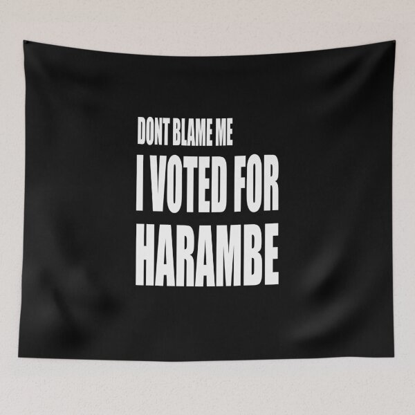 Item preview, dont blame me...i voted for harambe designed and sold by earlstevens.