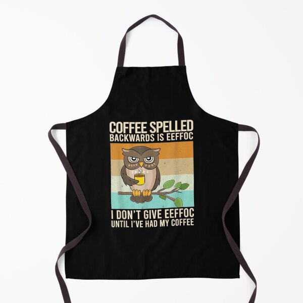 Item preview, Coffee Spelled Backwards Eeffoc Owl Drink Lover designed and sold by cysandy.