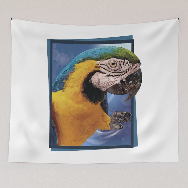 Item preview, The blue-yellow macaw designed and sold by obscurite.