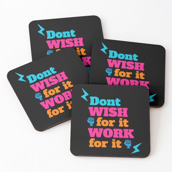Item preview, Dont WISH for it, WORK for it designed and sold by KittyCat08.
