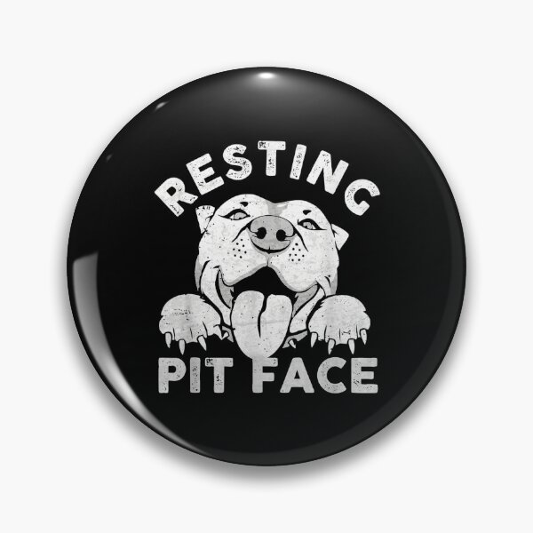 Item preview,  Pitbull Dog Resting Pit Face Sarcastic Humor designed and sold by cysandy.