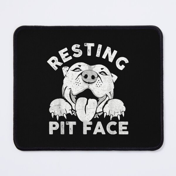 Item preview, Pitbull Dog Resting Pit Face Sarcastic Humor designed and sold by cysandy.