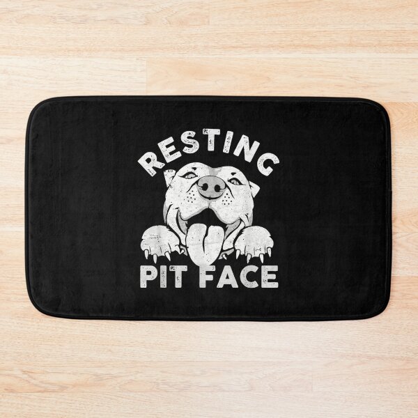 Item preview,  Pitbull Dog Resting Pit Face Sarcastic Humor designed and sold by cysandy.