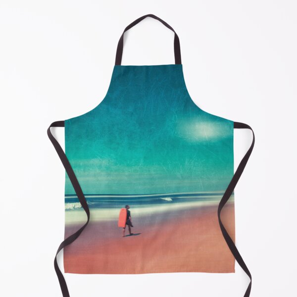 Item preview, Beach Day - Abstract Seascape with Surfer designed and sold by Dyrk Wyst Redbubble Shop.