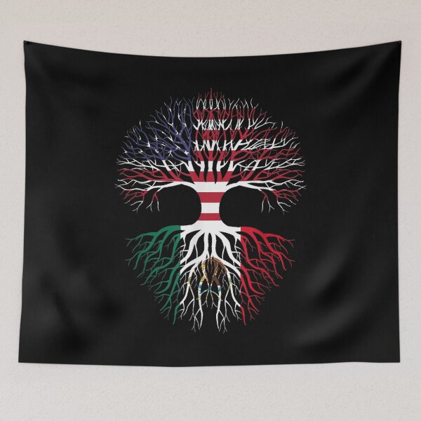 Item preview,  American Raised With Mexican Roots Usa Flag designed and sold by cysandy.