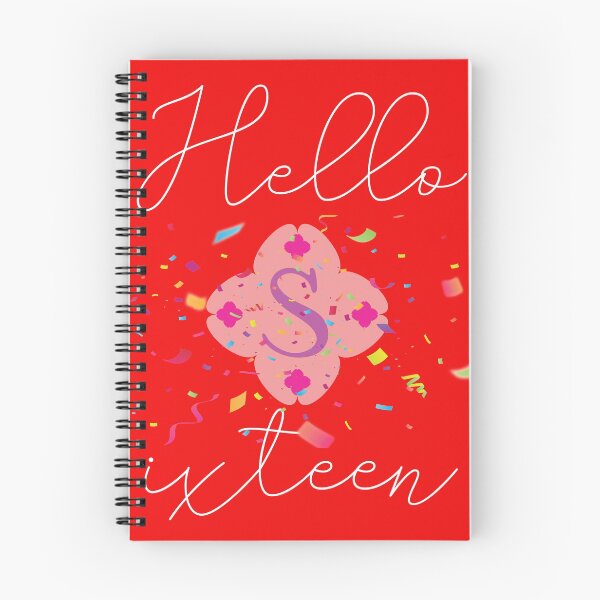 Aperçu de l'œuvre Hello 16- Anniversaire-Cadeau pour ses 16 ans créée et vendue par RED FIR.