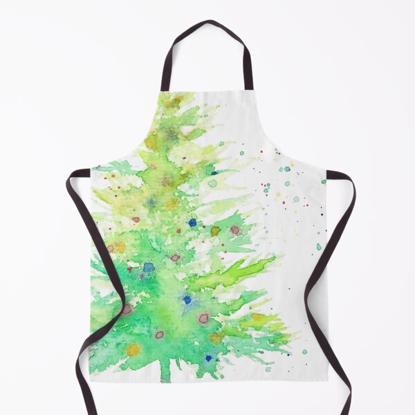 Item preview, Evergreen Christmas Tree Watercolor Illustration designed and sold by Leiratorii.