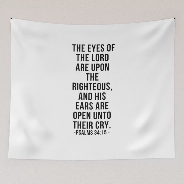 Item preview, HIS EARS ARE OPEN UNTO YOUR CRY PSALMS 34:15 designed and sold by wildwhimsical.