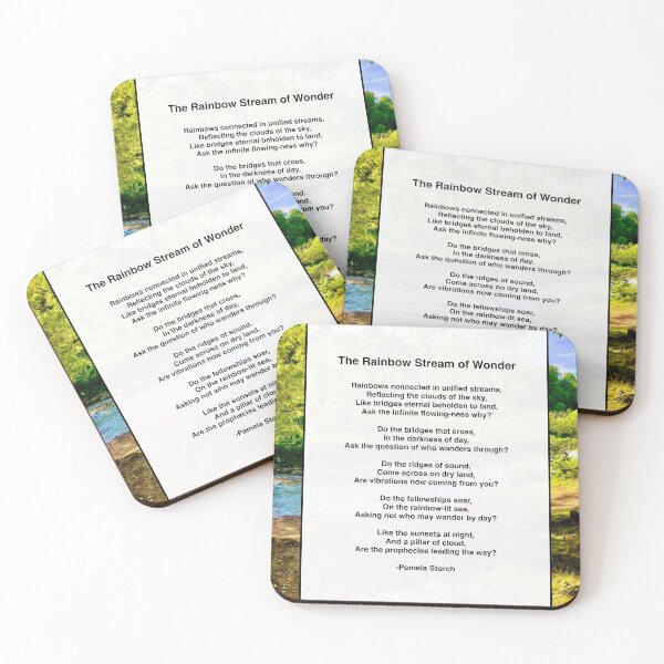 Item preview, The Rainbow Stream of Wonder Poem designed and sold by Pamela Storch.