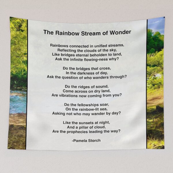 Item preview, The Rainbow Stream of Wonder Poem designed and sold by Pamela Storch.