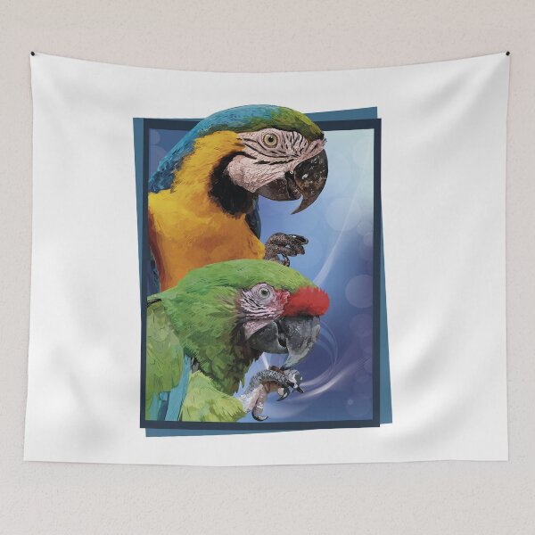 Item preview, Blue-yellow macaw designed and sold by obscurite.