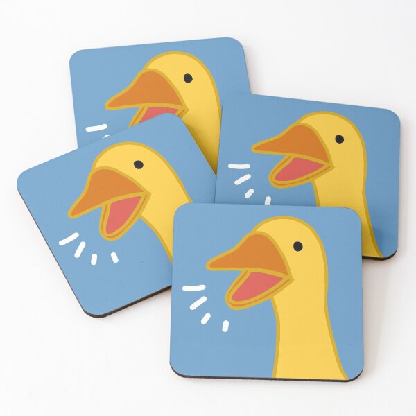 Item preview, Cute yellow duck quacks designed and sold by OneginaEvgenia.