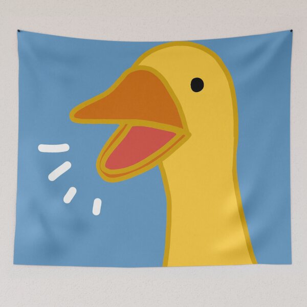 Item preview, Cute yellow duck quacks designed and sold by OneginaEvgenia.